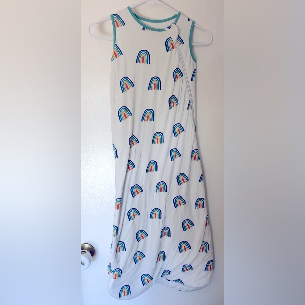 Used Kyte Baby 1.0 TOG Rainbow Bamboo Sleep Sack Size 18-36 months.
